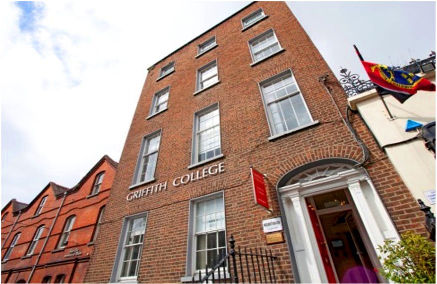 El edificio georgiano de Griffith College Limerick