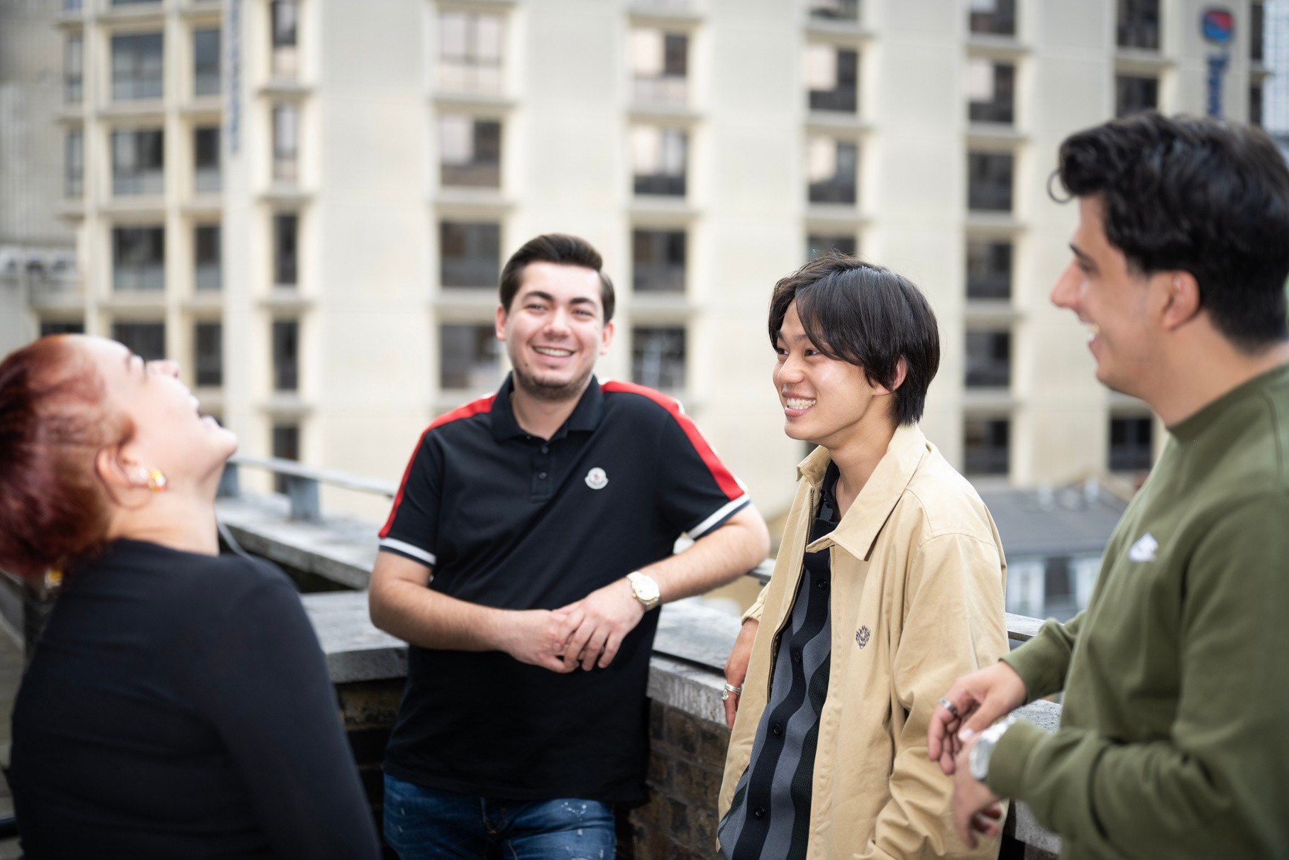 La terraza panorámica de la escuela